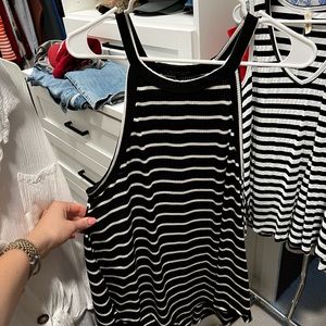 Swing tank halter/high neck